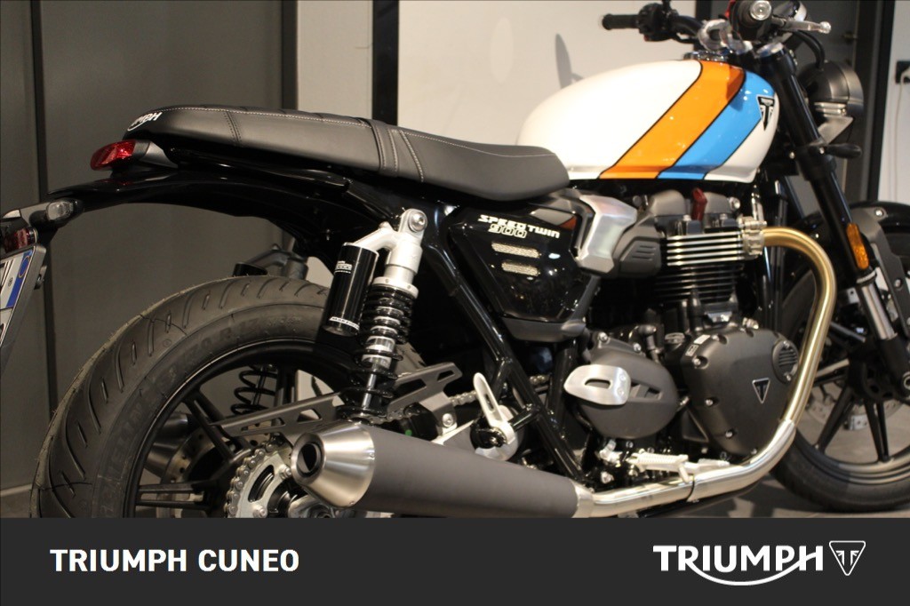 TRIUMPH Speed Twin 900 Pure White/Blue/Orange Abs