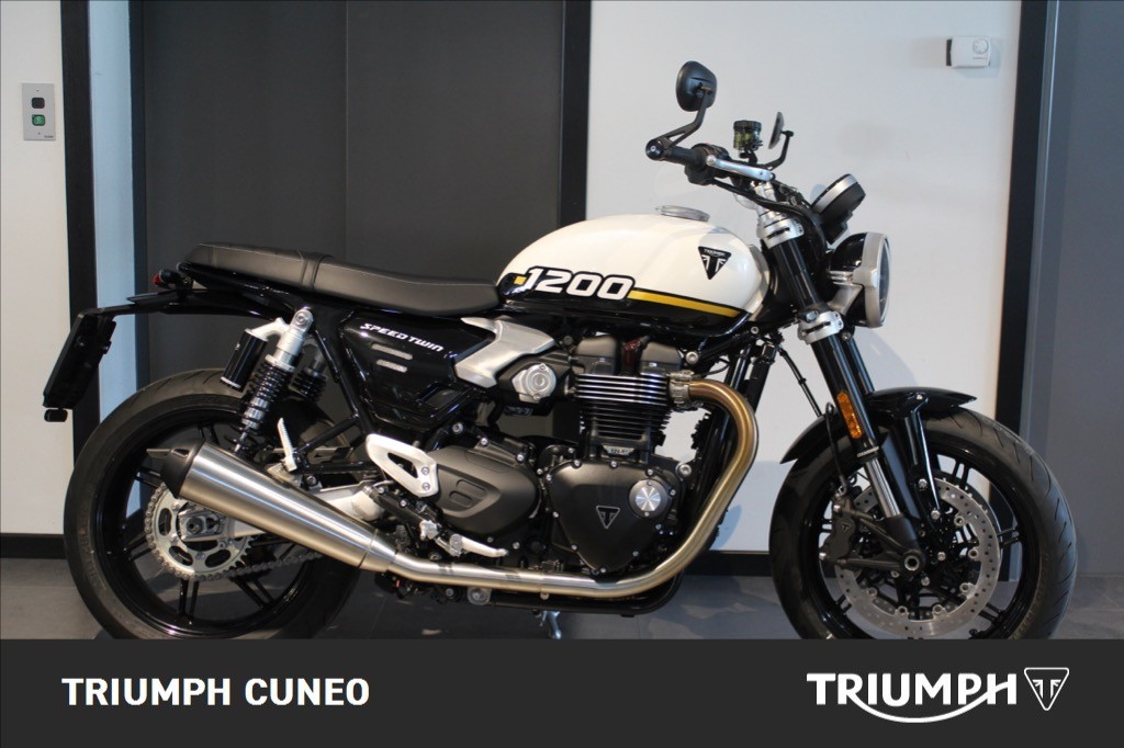 TRIUMPH Speed Twin 1200 Crystal White/Sapphire Black Abs