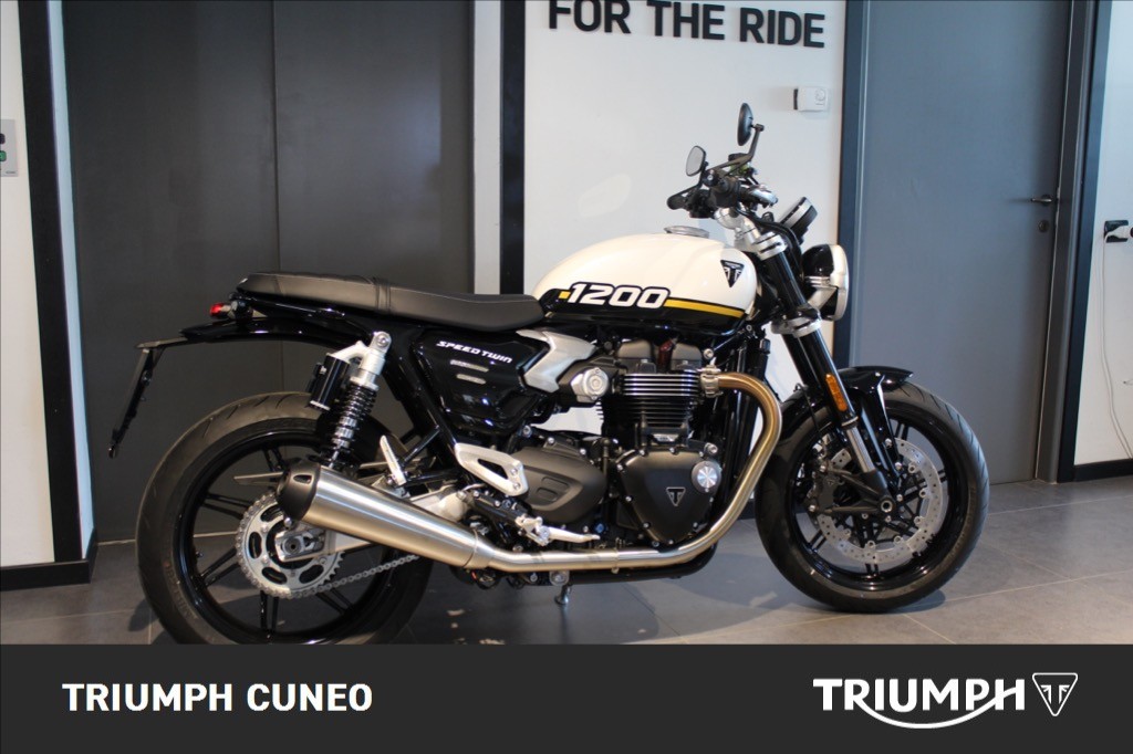 TRIUMPH Speed Twin 1200 Crystal White/Sapphire Black Abs