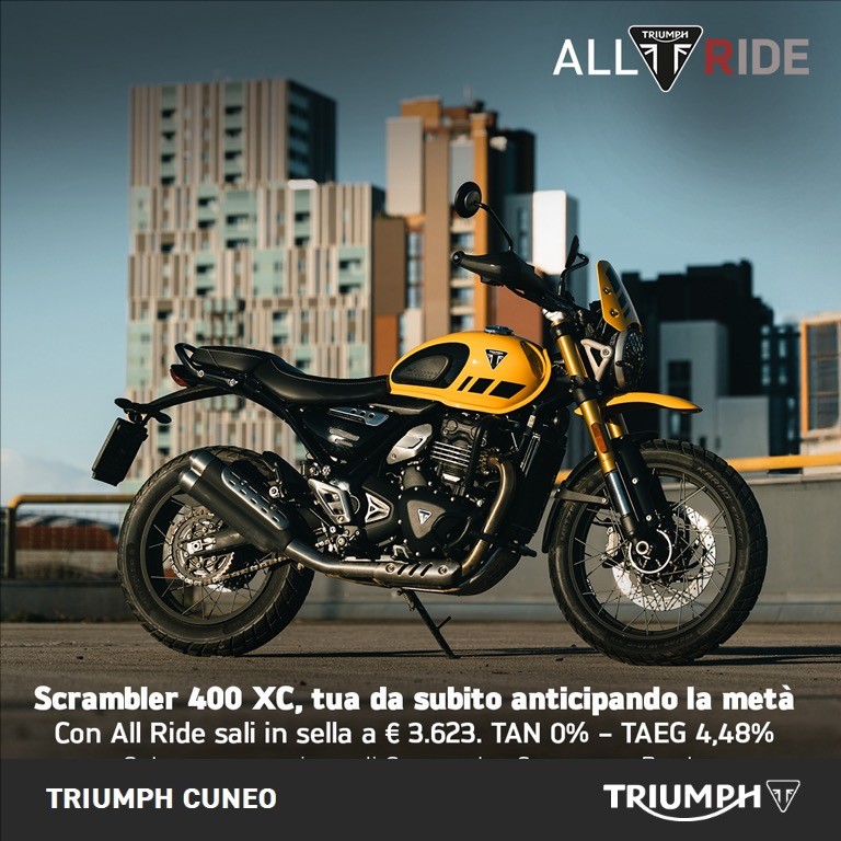 TRIUMPH Scrambler 400 XC Racing Yellow Abs